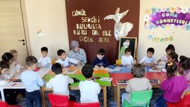 Germencik'te Mevlana Haftası Hayriye Aycen 4-6 Yaş Kur'an Kursu'nda gerçekleşti
