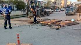 Germencik'te yağmur suyu hatlarında menfez ve mazgal temizliği