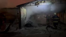 Hatay'da eğitim konteynerlerinde yangın: 6 konteyner kullanılamaz hale geldi