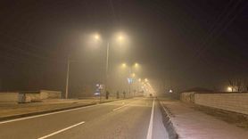 Iğdır'da yoğun sis görüşü azalttı