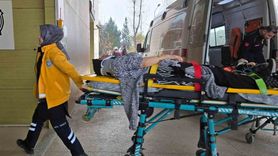 İnegöl'de hafif ticari araç ağaca çarptı: Anne ve 4 yaşındaki kızı yaralandı