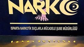 Isparta'da uyuşturucu operasyonu: 52 parça, 119 kullanımlık madde ele geçirildi