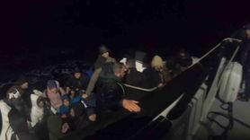 İzmir açıklarında 58 düzensiz göçmen yakalandı ve kurtarıldı