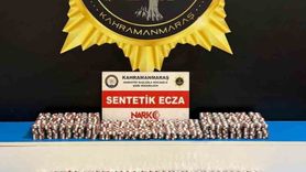 Kahramanmaraş'ta 13 bin 720 adet sentetik ecza ele geçirildi