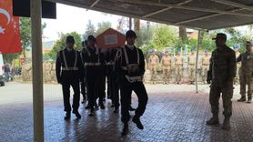 Kansere yenik düşen Jandarma Uzman Çavuş Mehmet Can son yolculuğuna uğurlandı