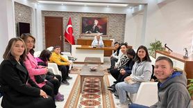 Kaymakam Turgay İlhan, Özel Eğitim Öğrencilerini Makamında Kabul Etti