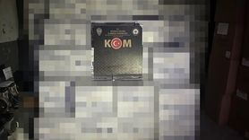 Kütahya’da durdurulan araçta 5 milyon 190 bin boş makaron bulundu