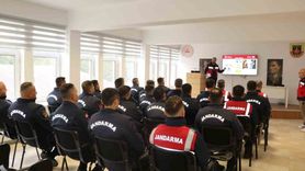 Kütahya Jandarma Personeline Belgesiz ve Kaçak Hayvan Hareketleri Eğitimi