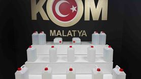 Malatya'da sahte alkol operasyonu: 76 litre etil alkol ele geçirildi
