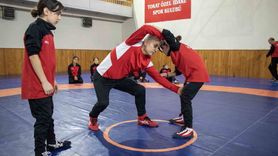 Nesrin Baş Tokat’ta Kız Çocuklarına Güreş İlhamı Veriyor