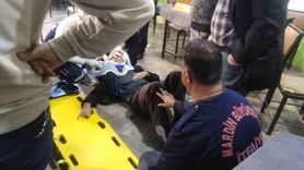 Nusaybin'de kıraathanede tavan çökmesi: 2 yaralı