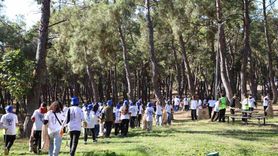 Ormanlarda atıkların yangın riski uygulamalı eğitimle gösterildi