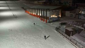 Palandöken beyaza büründü: Sezon öncesi kar ve hazırlıklar