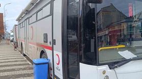 Pazaryeri'nde mobil kan bağışı kampanyası