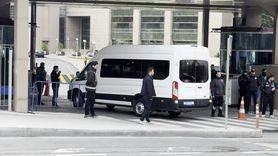 Sadettin Saran Adli Tıp işleminden sonra Çağlayan Adalet Sarayı'na götürüldü