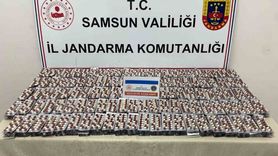 Samsun'da jandarma 6 bin 621 sentetik ecza hap ele geçirdi