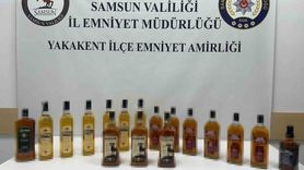 Samsun'da yılbaşı öncesi kaçak alkol operasyonları