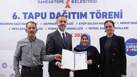 Sancaktepe'de 83 hak sahibine tapu teslimi