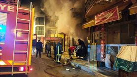 Şarkikaraağaç'ta iç giyim ve çeyiz dükkanında gece yangını — yaralanma yok