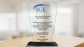 SGK'dan Kepez Belediyesi'ne teşekkür plaketi