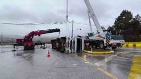 Sivas'ın ilk kadın silobas şoförü Rabia Demir haber olduğu gün kaza geçirdi