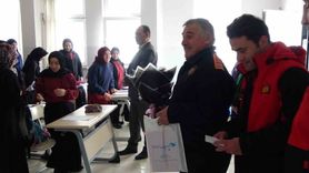 Sorgun İtfaiyesi, mektup yazan lise öğrencisi Belinay’a okulunda sürpriz yaptı