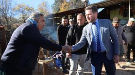 Tavas'ta elektrik panosu yangınında Başkan Tatık aileye konteyner desteği sağladı