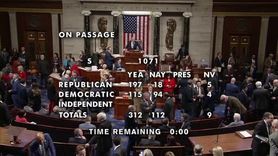 Temsilciler Meclisi, Suriye yaptırımlarını kaldıran 901 milyar dolarlık tasarıyı onayladı