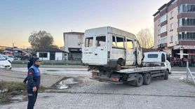 Terme'de sanayi bölgesindeki hurda araçlar ve atıklar temizlendi