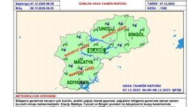 Tunceli’de Şiddetli Yağmur ve Fırtına: Meteorolojiden Uyarı