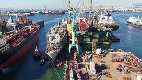 Tuzla'da Zein 1 gemisinde yangın kontrol altına alındı