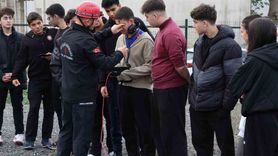 Ümraniye Belediyesi, Liselerde Arama Kurtarma Eğitimleri Gerçekleştirdi