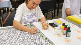 Ümraniye'de 6 Yıldır Süren Ahşap Baskı Kursu Geleneksel Sanatları Yaşatıyor