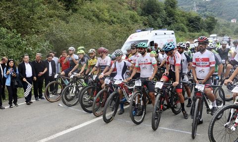 4. Arsin-Santa Dağ Bisikleti Maratonu Gerçekleştirildi