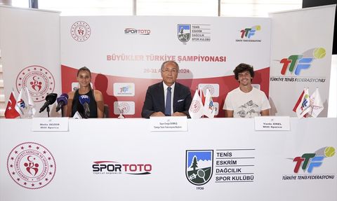 Türkiye Büyükler Tenis Şampiyonası Başlıyor