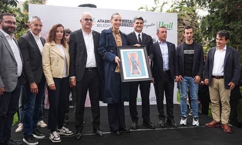 Ataşehir'de Eda Erdem Parkı ve Voleybol Sahası Açıldı