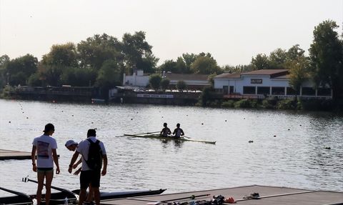 Edirne'de Avrupa 23 Yaş Altı Kürek Şampiyonası Heyecanı Başladı