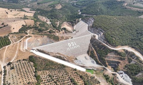 Yeşildere Barajı Su Tutma İşlemi Tamamlandı