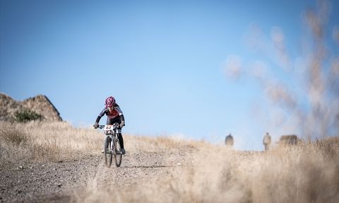 Erzurum'da Yapılan Dağ Bisikleti Cumhuriyet Kupası Heyecanı