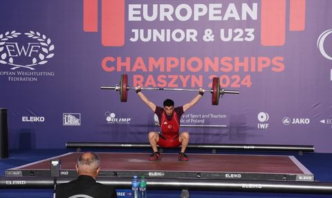 Harun Algül, Avrupa Halter Şampiyonası'nda Altın Madalyasını Kazandı