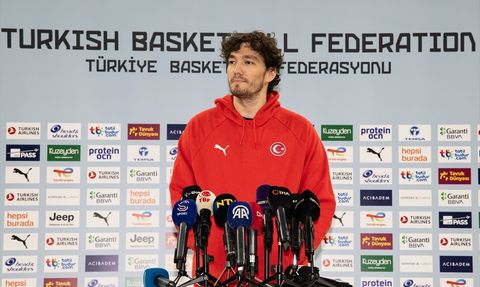 A Milli Erkek Basketbol Takımı'nda Macaristan Maçları Öncesi Medya Günü