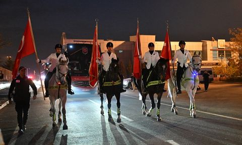 A Millî Takım Kayseri'ye Gelişini Gerçekleştirdi