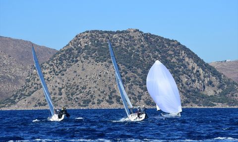 Bodrum'da Kuşak ve Yol Uluslararası Yelken Yarışları Başladı