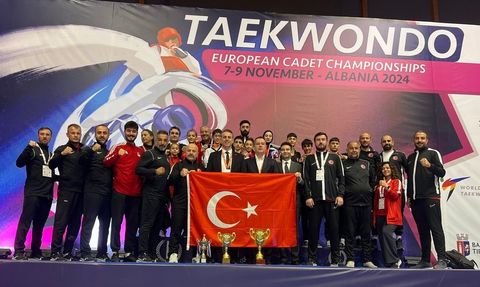 Türkiye Yıldız Tekvandocuları Avrupa Şampiyonu