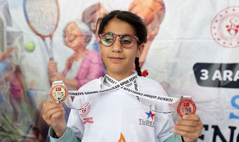 Görme Engelli Yağmur'un Olimpiyat Hedefi