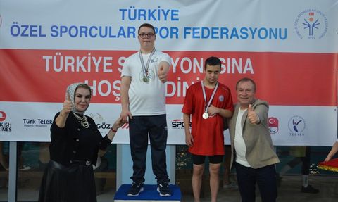 Türkiye Özel Sporcular Yüzme Şampiyonası Antalya'da Gerçekleşti