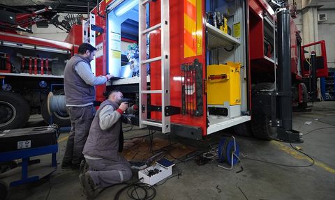 Türk İtfaiye Araçları Suudi Arabistan'da Üretilecek