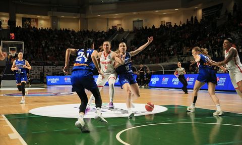A Milli Kadın Basketbol Takımı İzlanda'yı Yendi