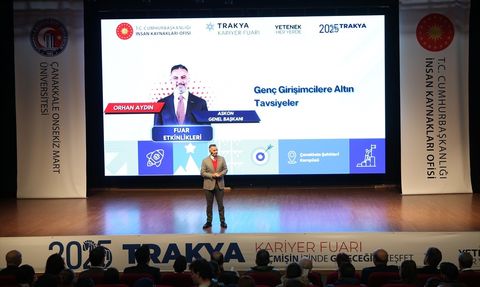 ASKON Başkanı Aydın, Trakya Kariyer Fuarı'nda Gençlerle Buluştu