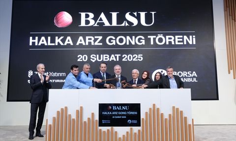 Balsu Gıda'nın Halka Arz Gong Töreni Borsa İstanbul'da Gerçekleşti